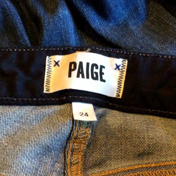 Paige Jacqueline Straight Jeans Sz 24 - Picture 5 of 7